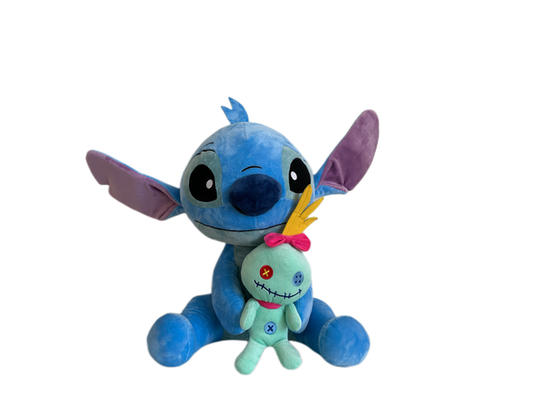 STITCH - Peluche Stitch + Scrump 50cm