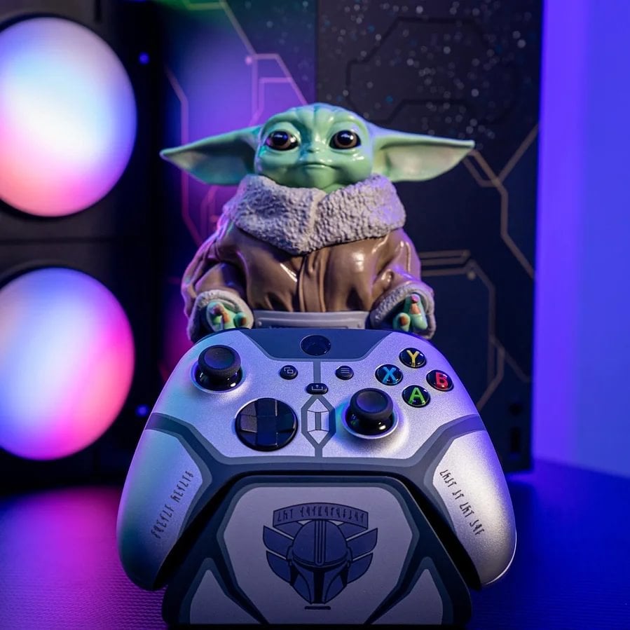 MANDALORIAN - Grogu - Support Manette & Portable - 20cm
