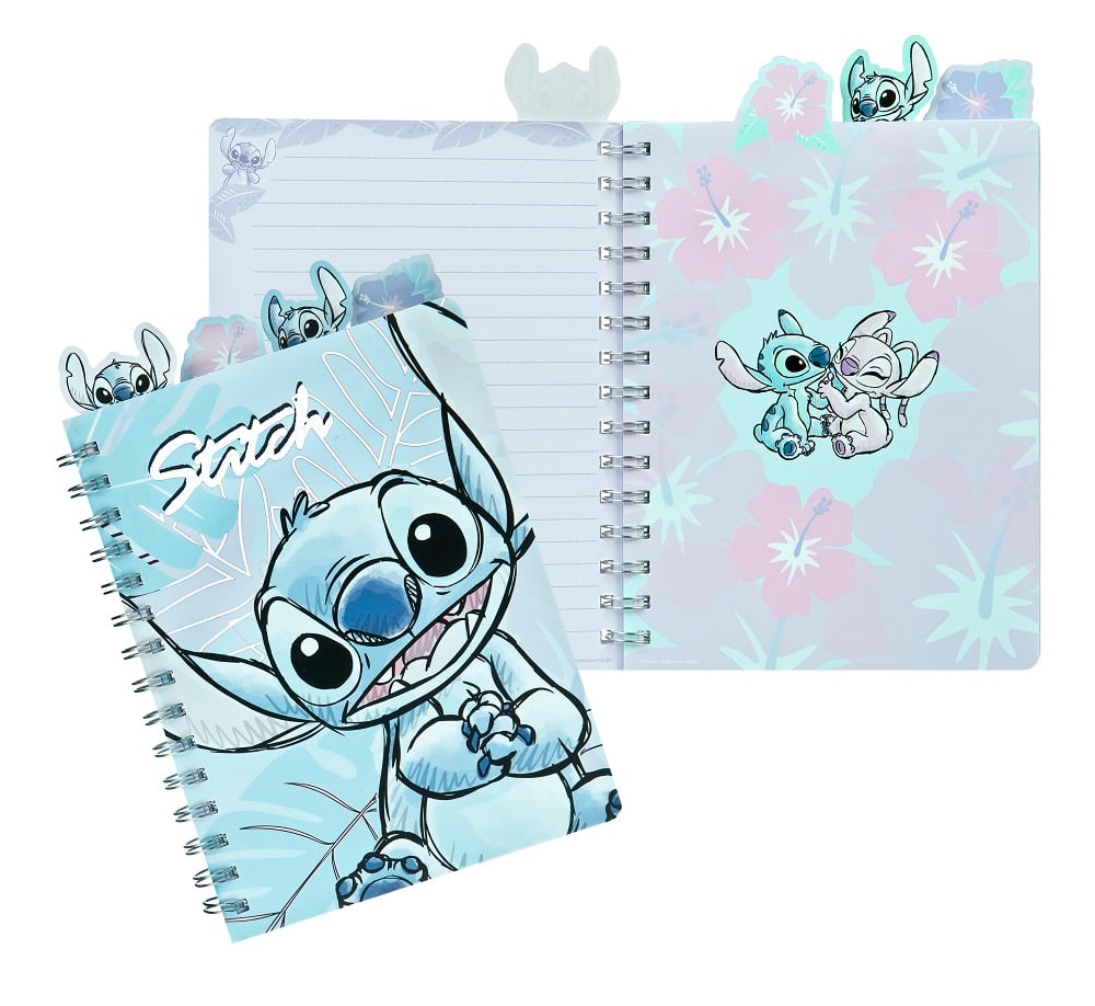 STITCH - Watercolor - Notebook A5 + 4 Séparateurs