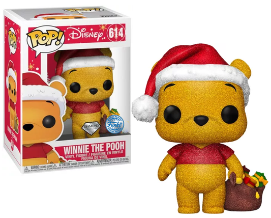 DISNEY - POP Disney N° 614 - Winnie L'Ourson "Noël" (Diamond Glitter)