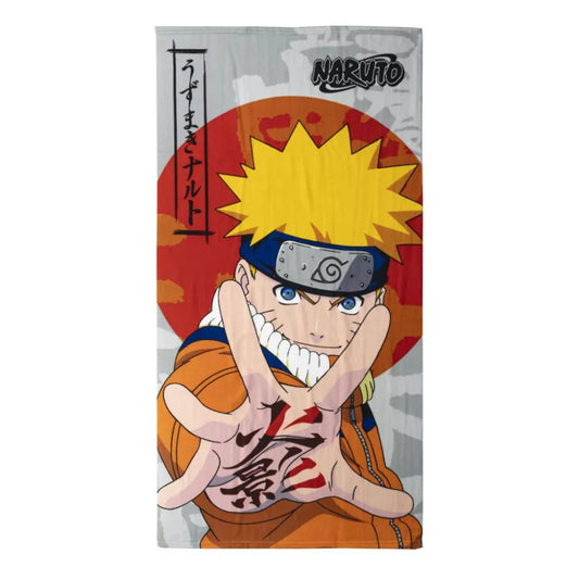 Serviette de bain Naruto Jutsu, serviette de plage 70x140cm (séchage rapide)