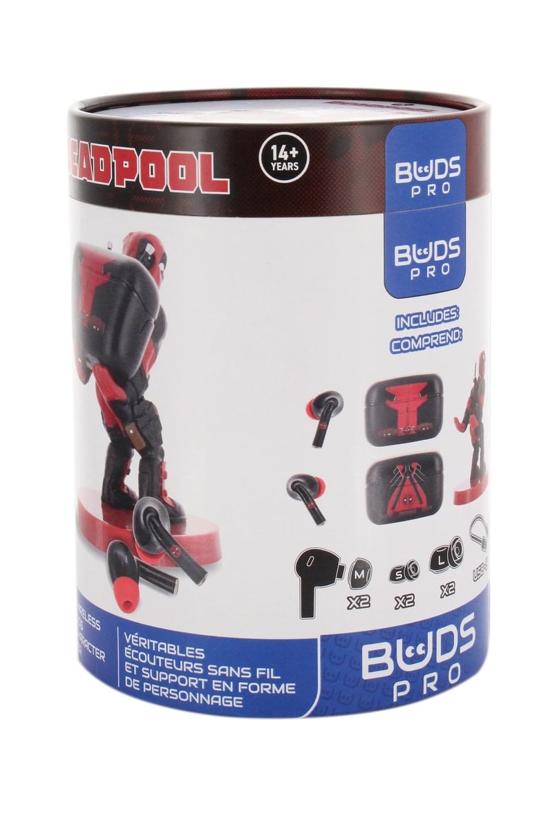 DEADPOOL - Bundle Buds Pro - Earbuds Wireless Bluetooth + Support