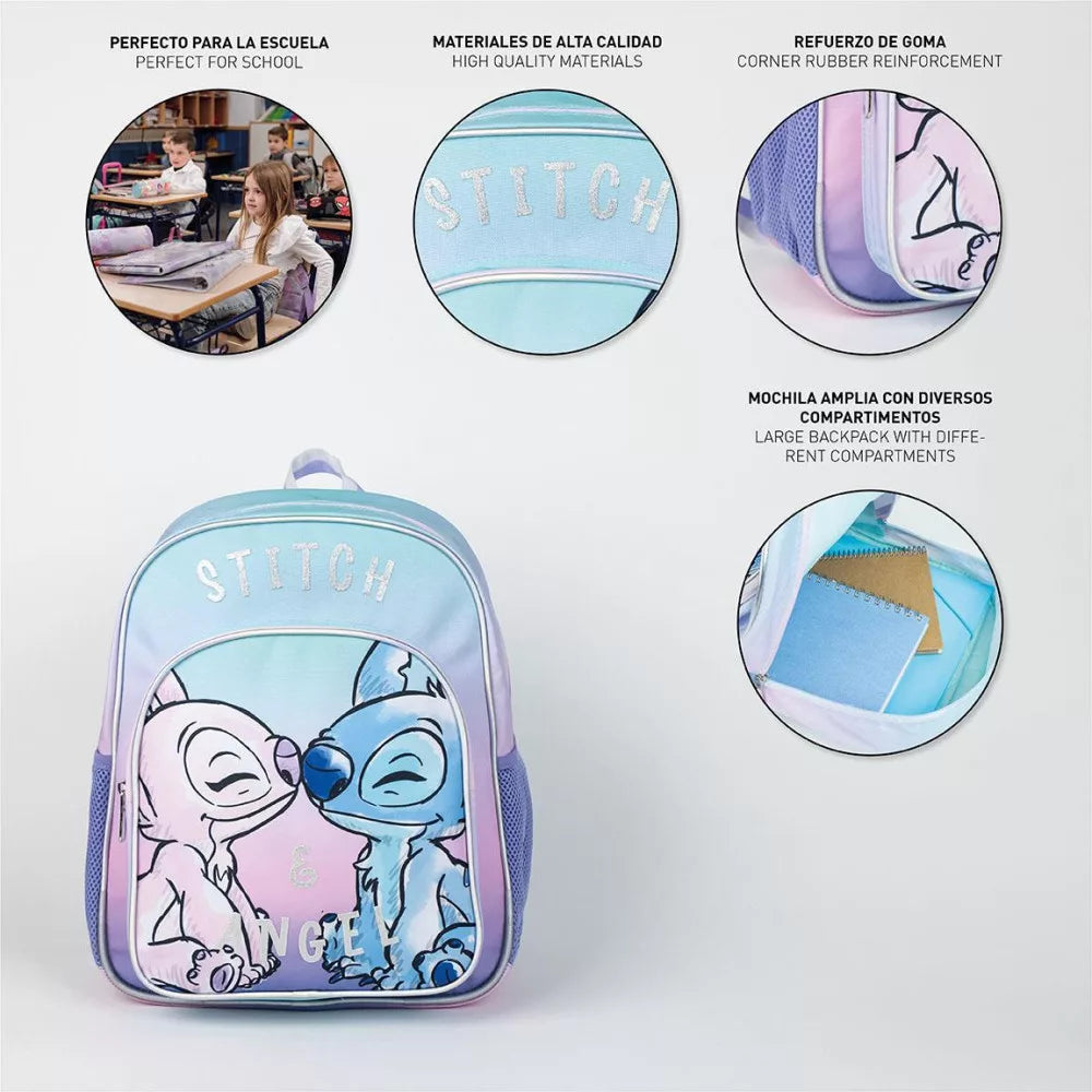 Cartable Disney Lilo et Stitch Angel, sac de 38 cm