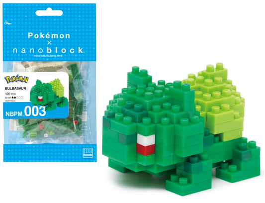 POKÉMON - Bulbizarre - Figurine Nanoblock 10cm
