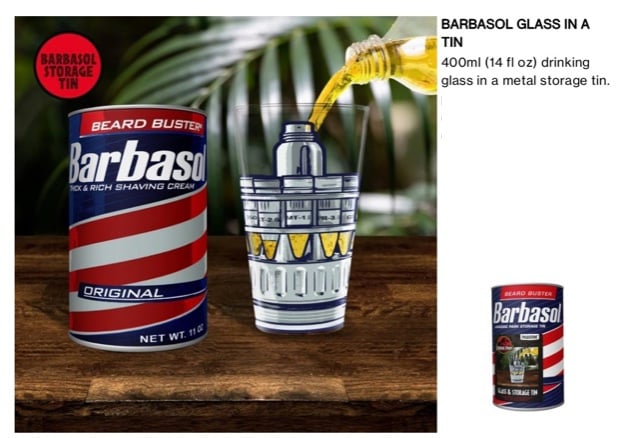 JURASSIC PARK - Barbasol - Verre dans une Boite Métal - 400ml