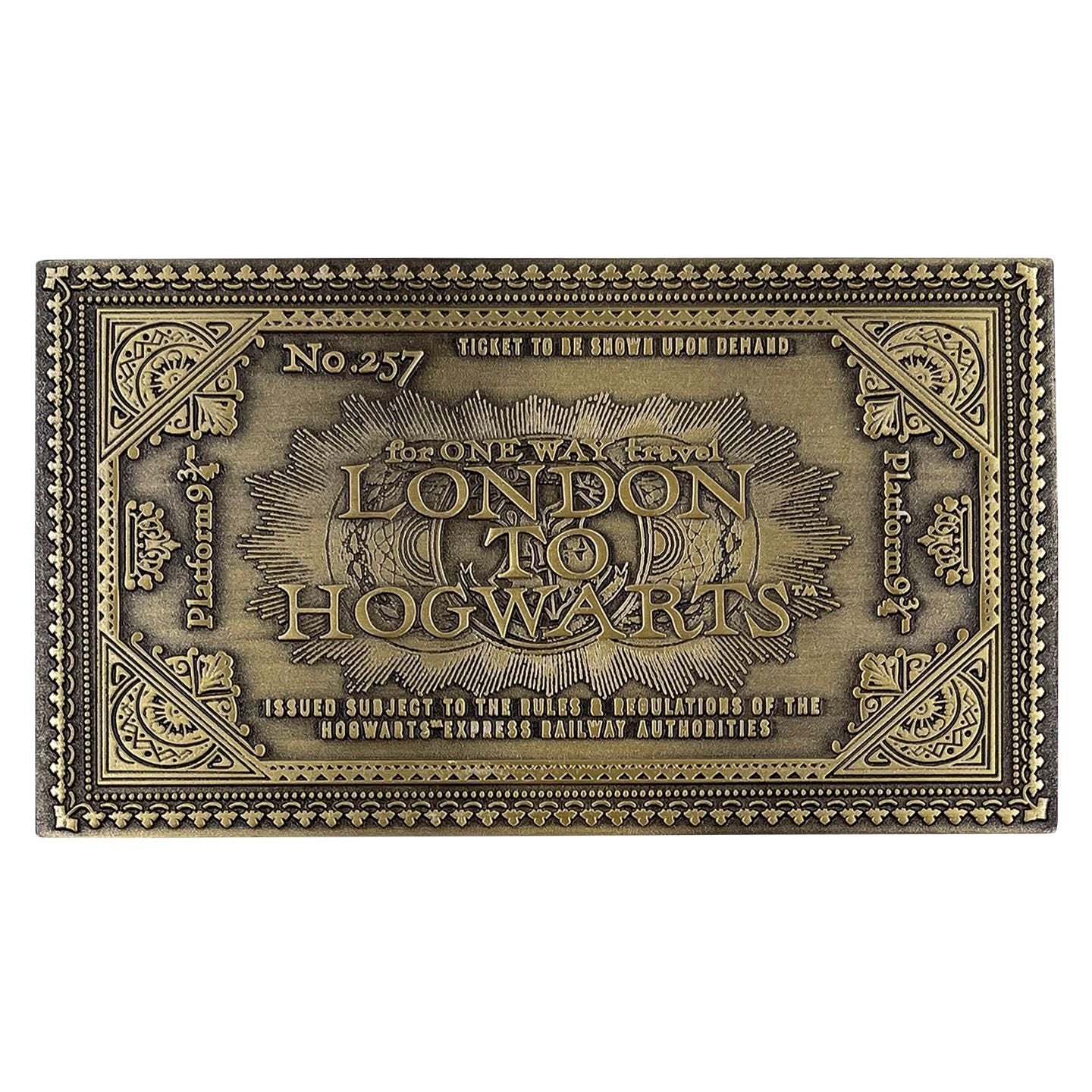 HARRY POTTER - Ticket Poudlard Express - Répique Edition Limité