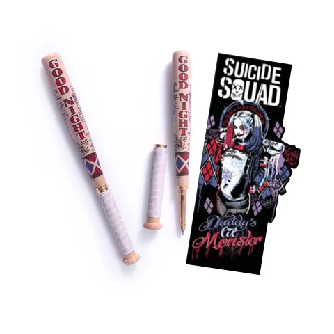 SUICIDE SQUAD - Stylo Batte de Baseball Harley Quinn + Marque-Pages