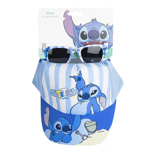 Ensemble de lunettes de soleil et casquette de baseball Disney Lilo et Stitch
