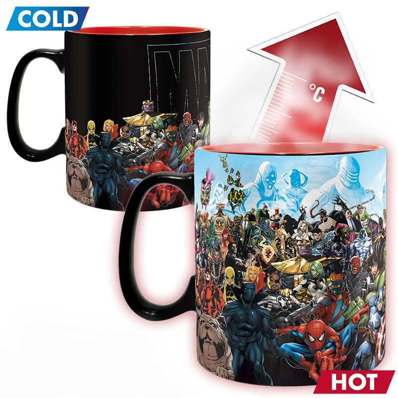 MARVEL - Mug Heat Change - 460 ml - Héros Marvel
