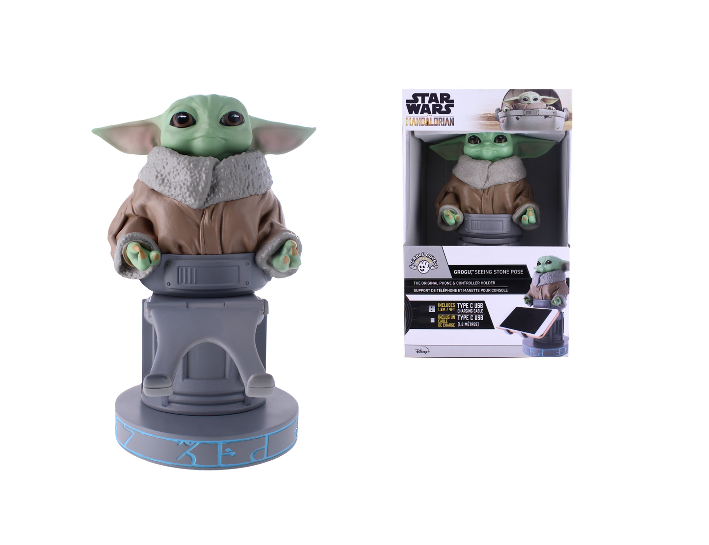 MANDALORIAN - Grogu - Support Manette & Portable - 20cm