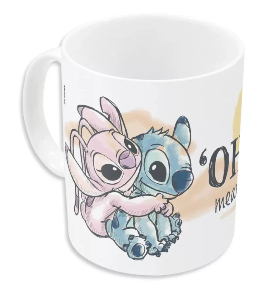 Tasse en porcelaine Disney Lilo et Stitch Family 325 ml