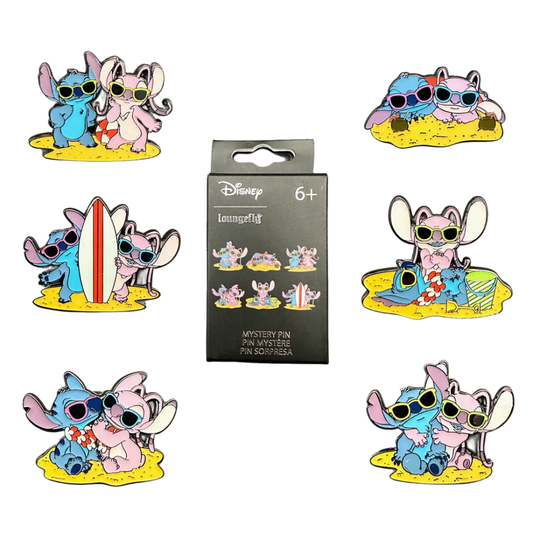 DISNEY - Stitch & Angel - Funko Blind Box Enamel Pins