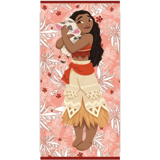 Serviette de bain Disney Vaiana Pua / serviette de plage 70x140cm