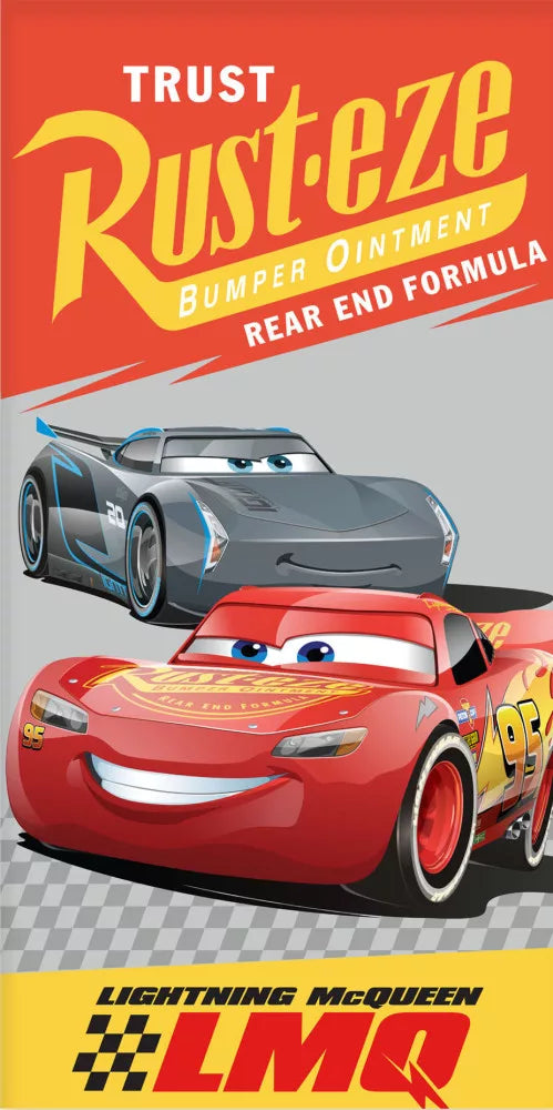 Serviette de bain et de plage Disney Cars Rust-eze 70x140cm