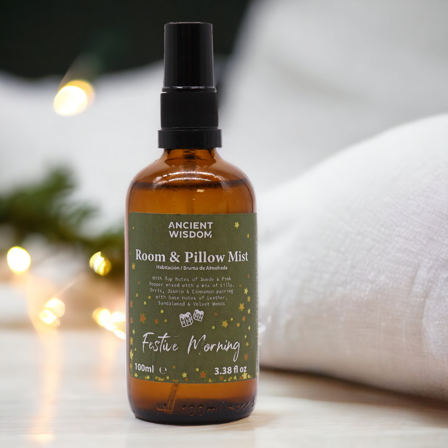 Spray d'Ambiance et d'Oreiller Matin Festif 100 ml