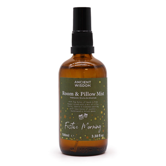 Spray d'Ambiance et d'Oreiller Matin Festif 100 ml