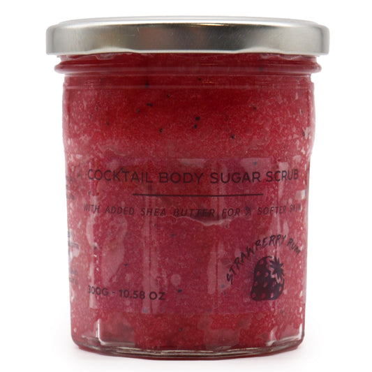 Gommage Corporel au Sucre Parfumé - Rhum Fraise 300g